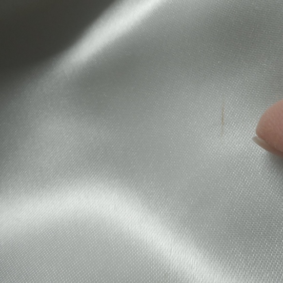 Satin & Tulle Dress 1940's Powder Green Ball Gown - Picture 8 of 8